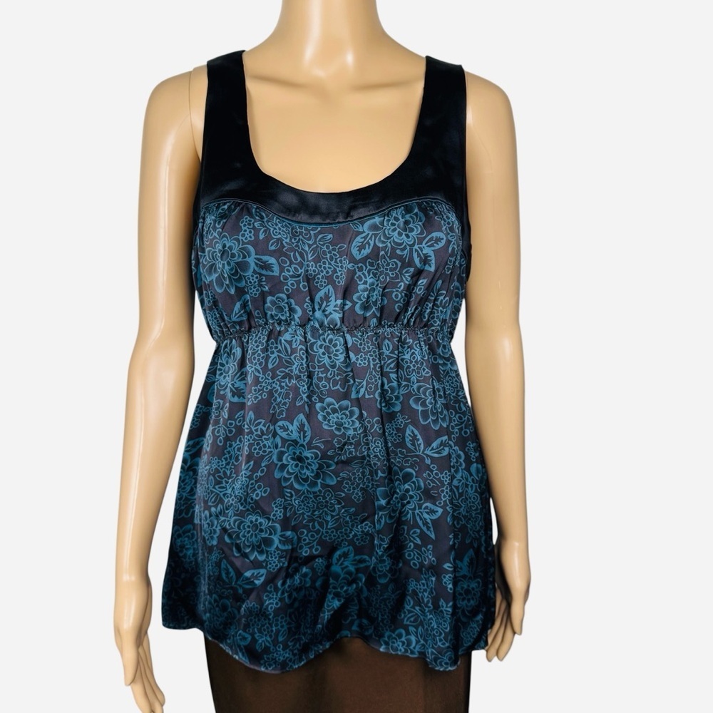 MINT Jodi Arnold Silk Sleeveless Floral Blouse Size 10